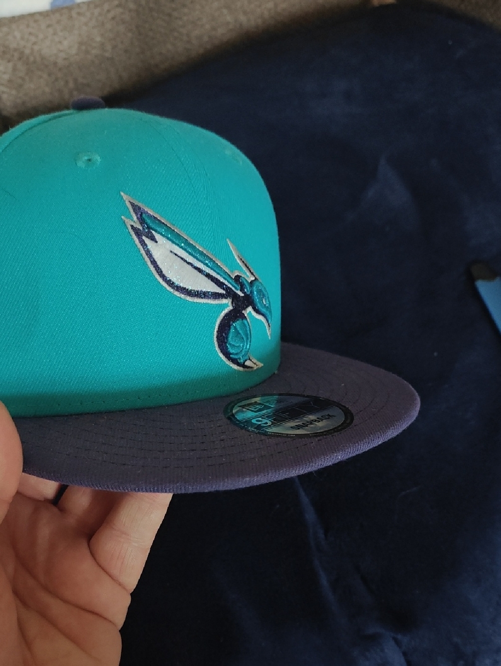 Charlotte Hornets Teal & Purple Snapback Hat